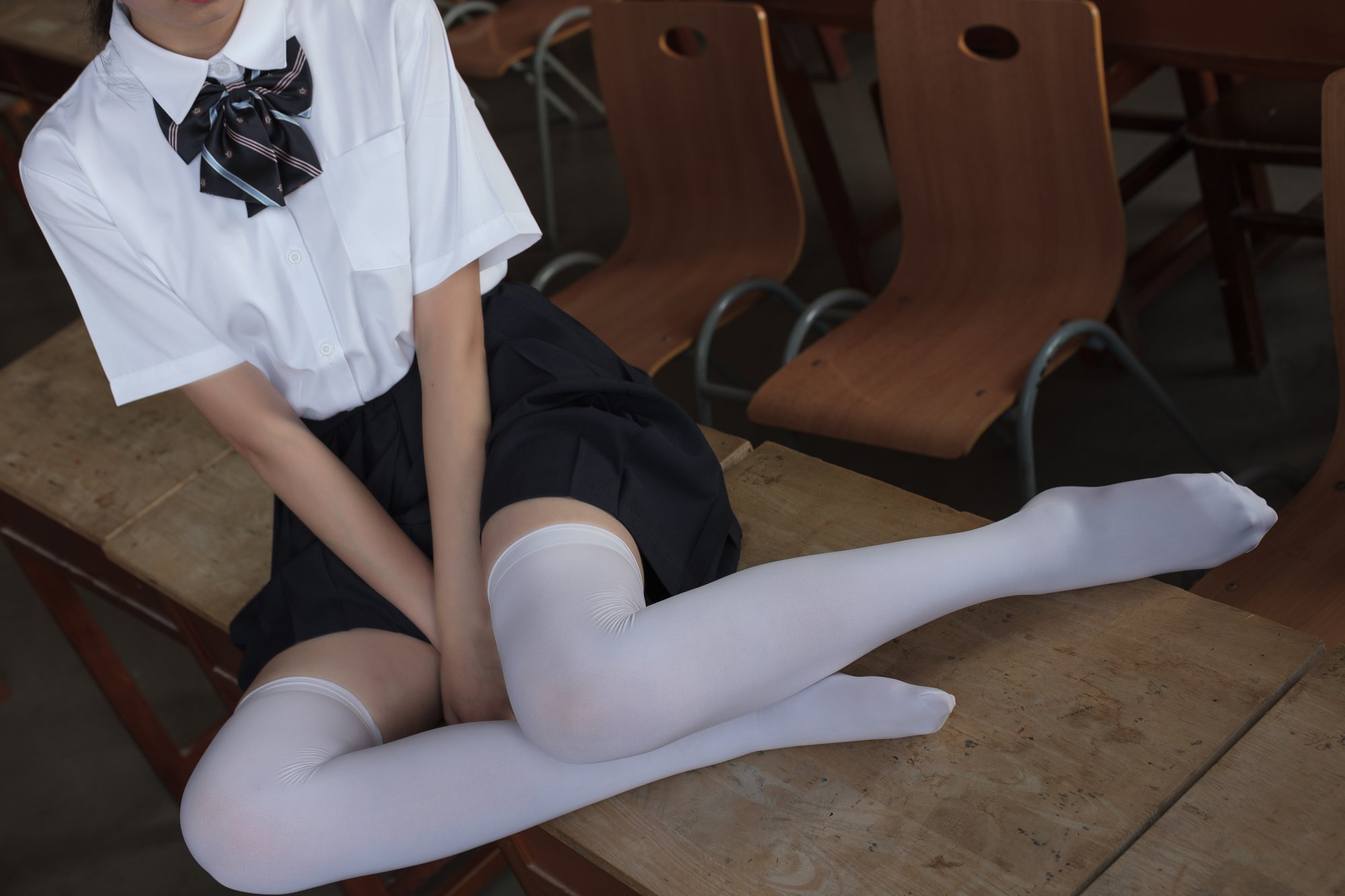 [森萝财团] BETA-022 白丝筒袜学生妹