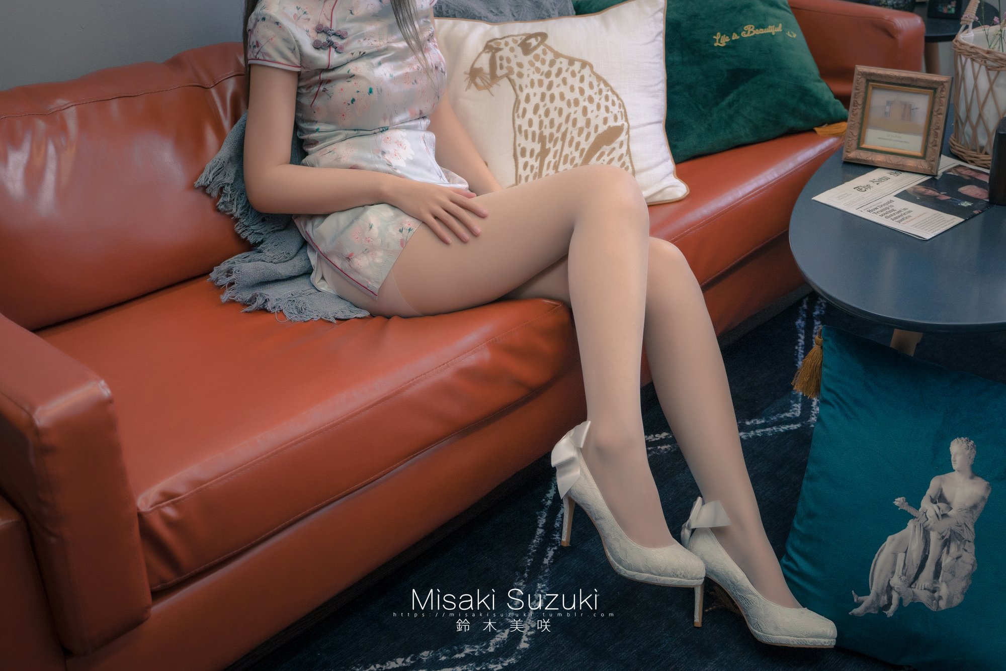 铃木美咲(Misaki Suzuki) - 白丝旗袍